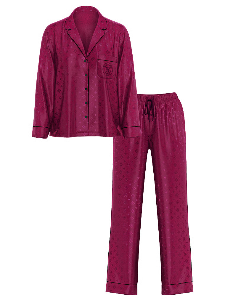 Glazed Satin Long Pajama Set | Victoria's Secret (US / CA )