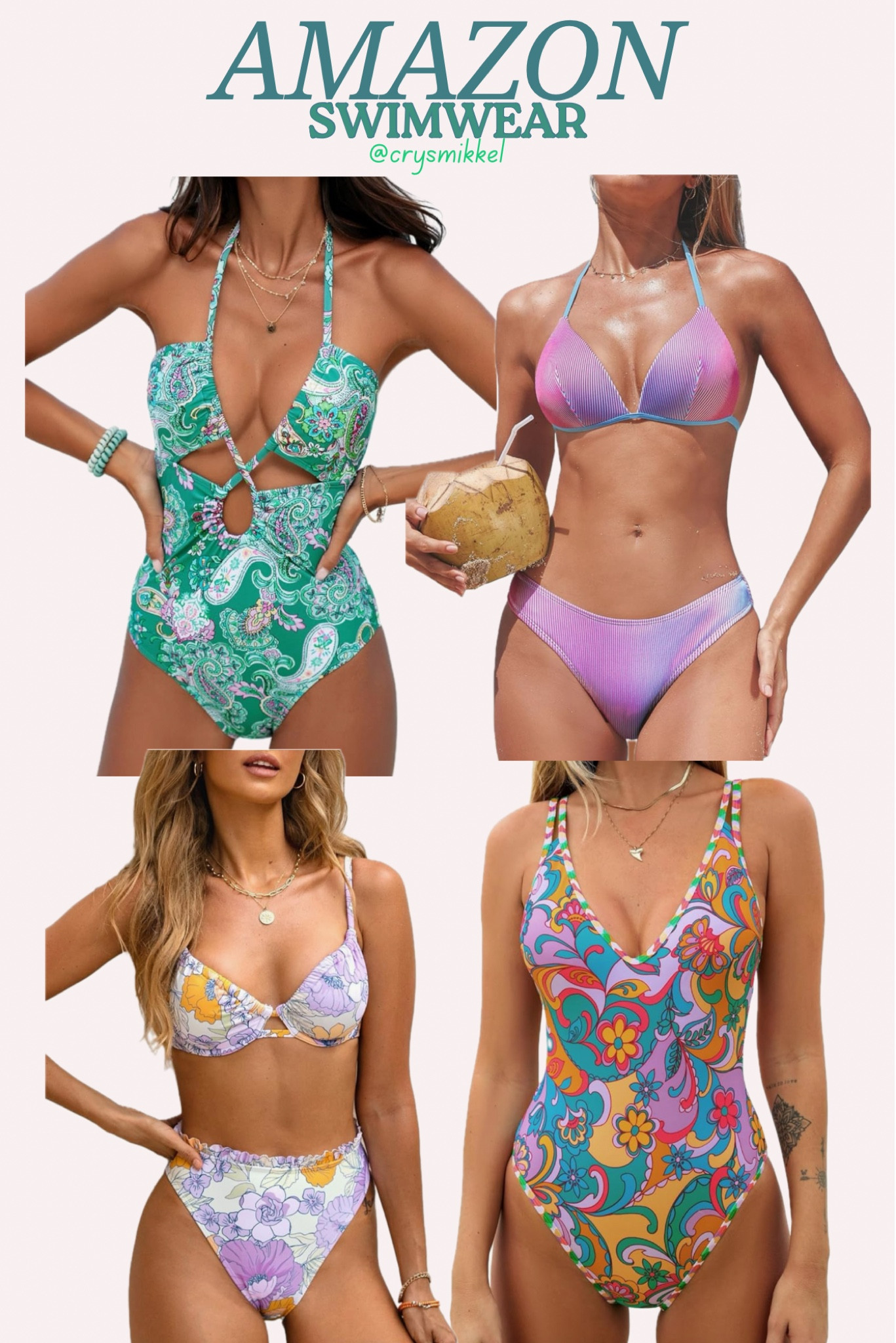 colorful swimsuits for the summertime 🌈 👙☀️🐠


amazon finds, Amazon swimwear, resort wear, bikini, pool outfit

#LTKTravel #LTKSwim #LTKFindsUnder50