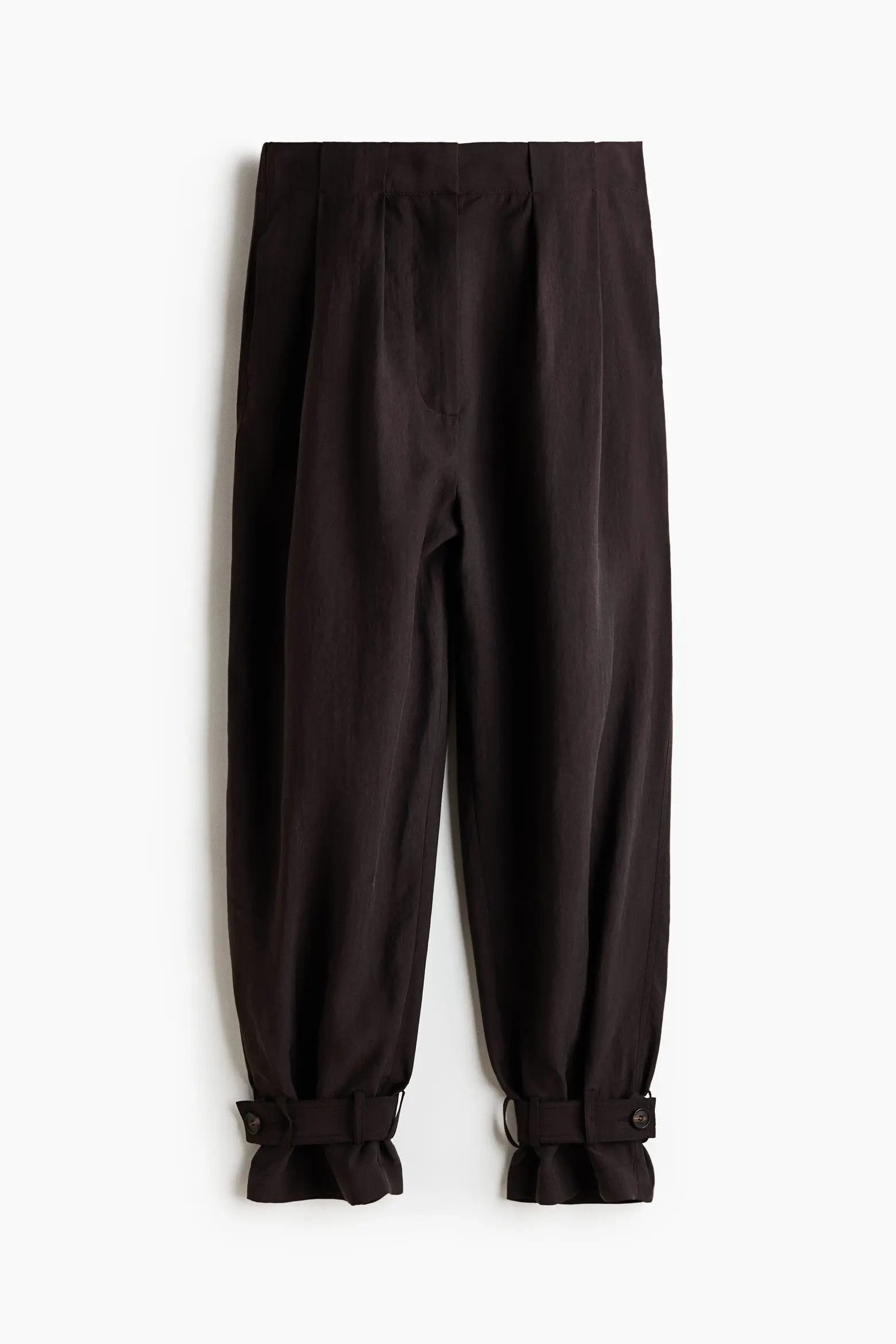 H&M Balloon Trousers in Dark Brown at Nordstrom, Size 14 | Nordstrom