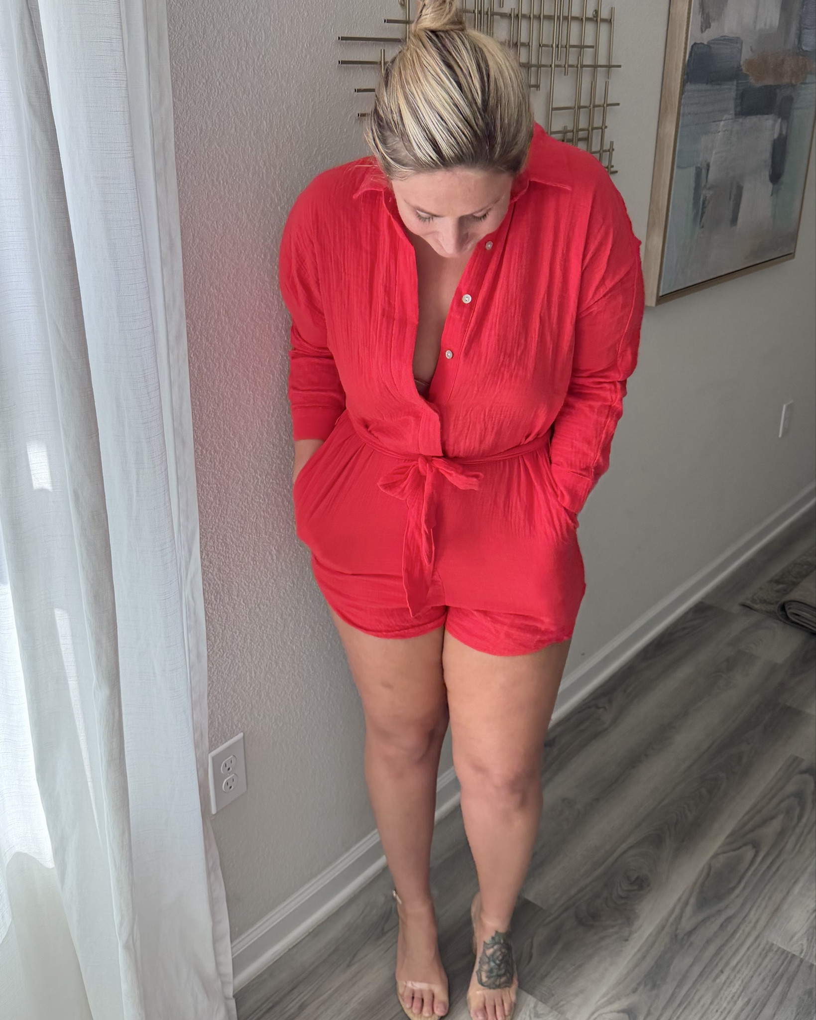 I have a HUGE @VICI haul. Including this red romper and cutie shoes. Stay tuned. They are having a HUGE spring sale today actually. Go check them out! 

#LTKMidsize #LTKootd #LTKSpringSale