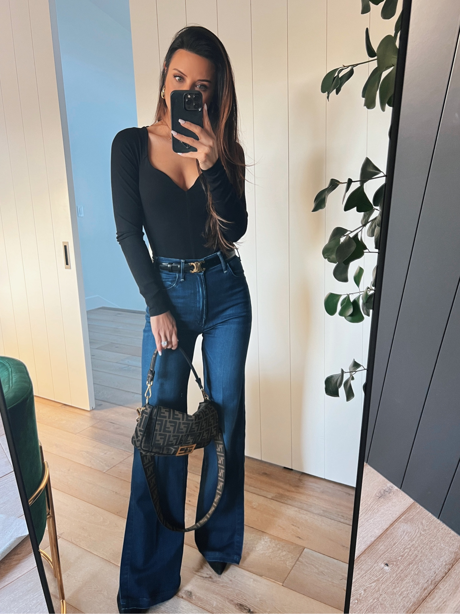 Date night basics 
Wearing XS in the bodysuit and size 25 in the jeans 

#LTKfindsunder100 #LTKstyletip