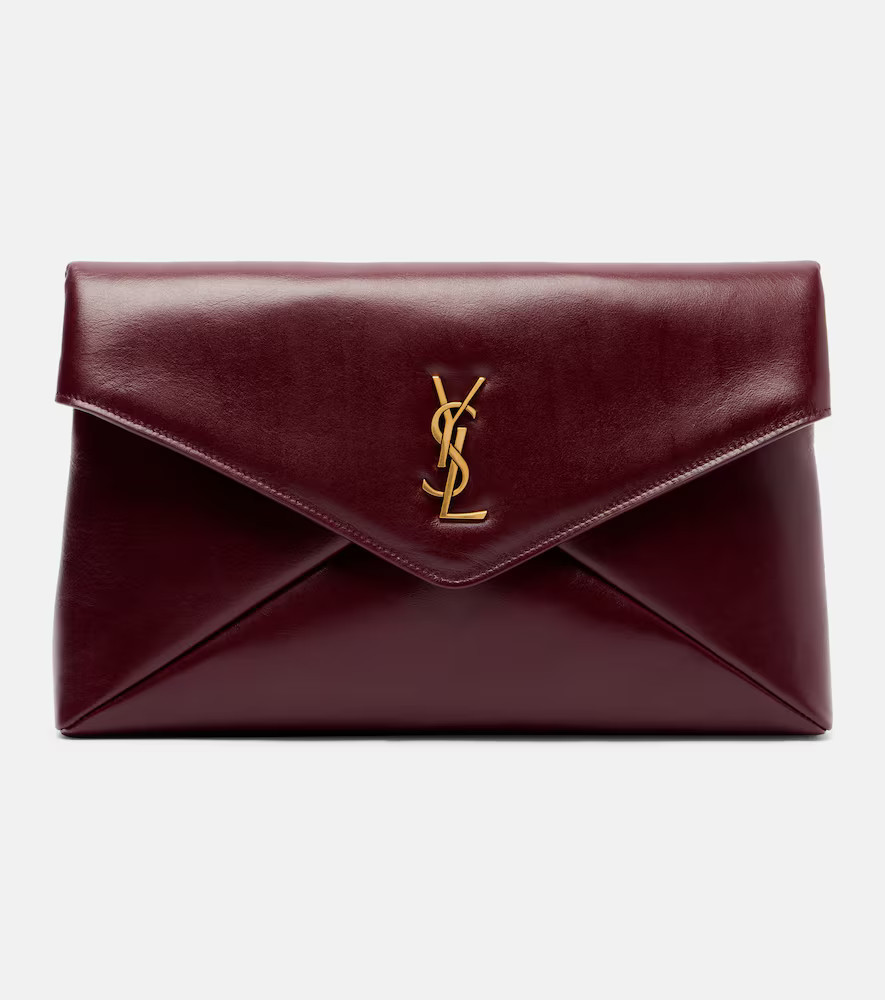 Saint Laurent Cassandre leather pouch | Mytheresa (US/CA)