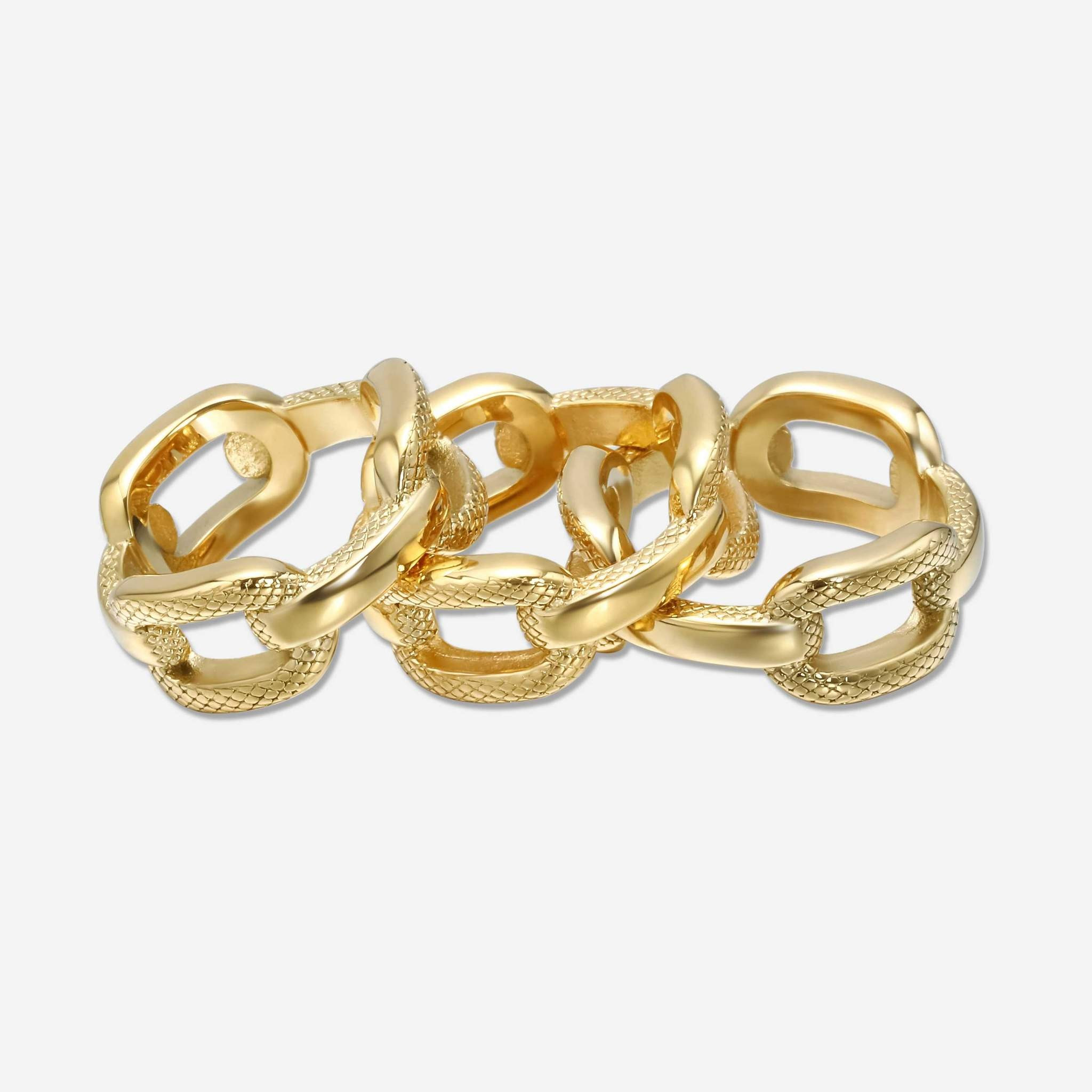 San Diego Gold Ring Set | Victoria Emerson