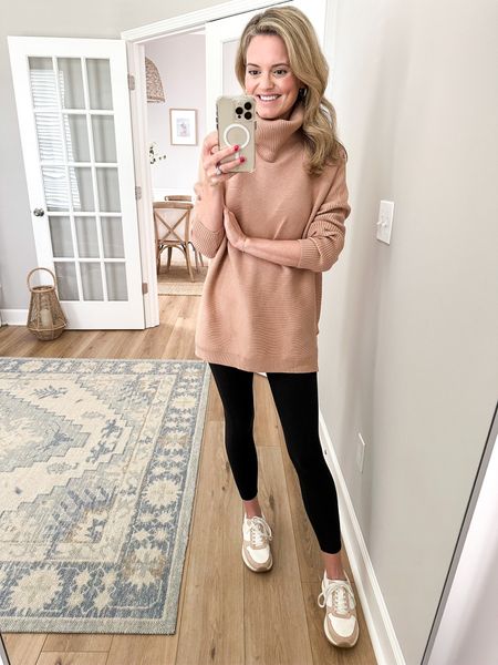 This turtleneck sweater is fantastic for those cozy, chilly days. The turtleneck is oversized and the length of the sweater is perfect for leggings. It comes in so many colors! I am wearing the size small

#LTKtravel #LTKSeasonal #LTKstyletip
