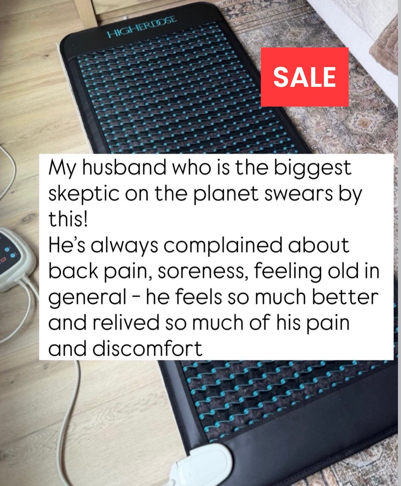 My husband was the biggest skeptic about this infrared mat, and now he’s the one using it. It’s become part of his routine when he wants to relax and unwind after a long day, especially when he’s feeling sore. It's on sale 15% off.

#LTKselfcare #LTKHome #LTKOver40