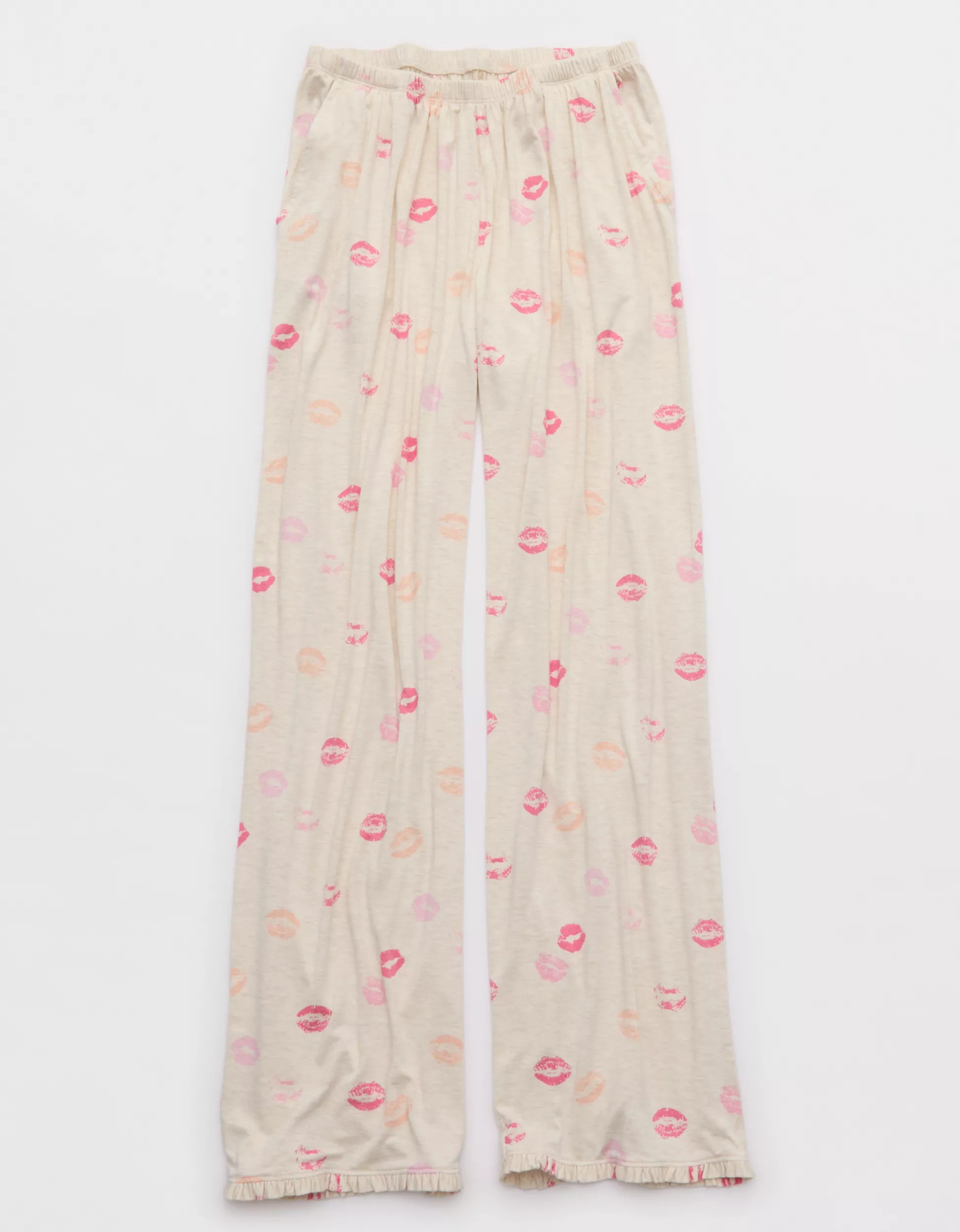 Aerie Real Soft® Ruffle Trouser PJ Pant | Aerie