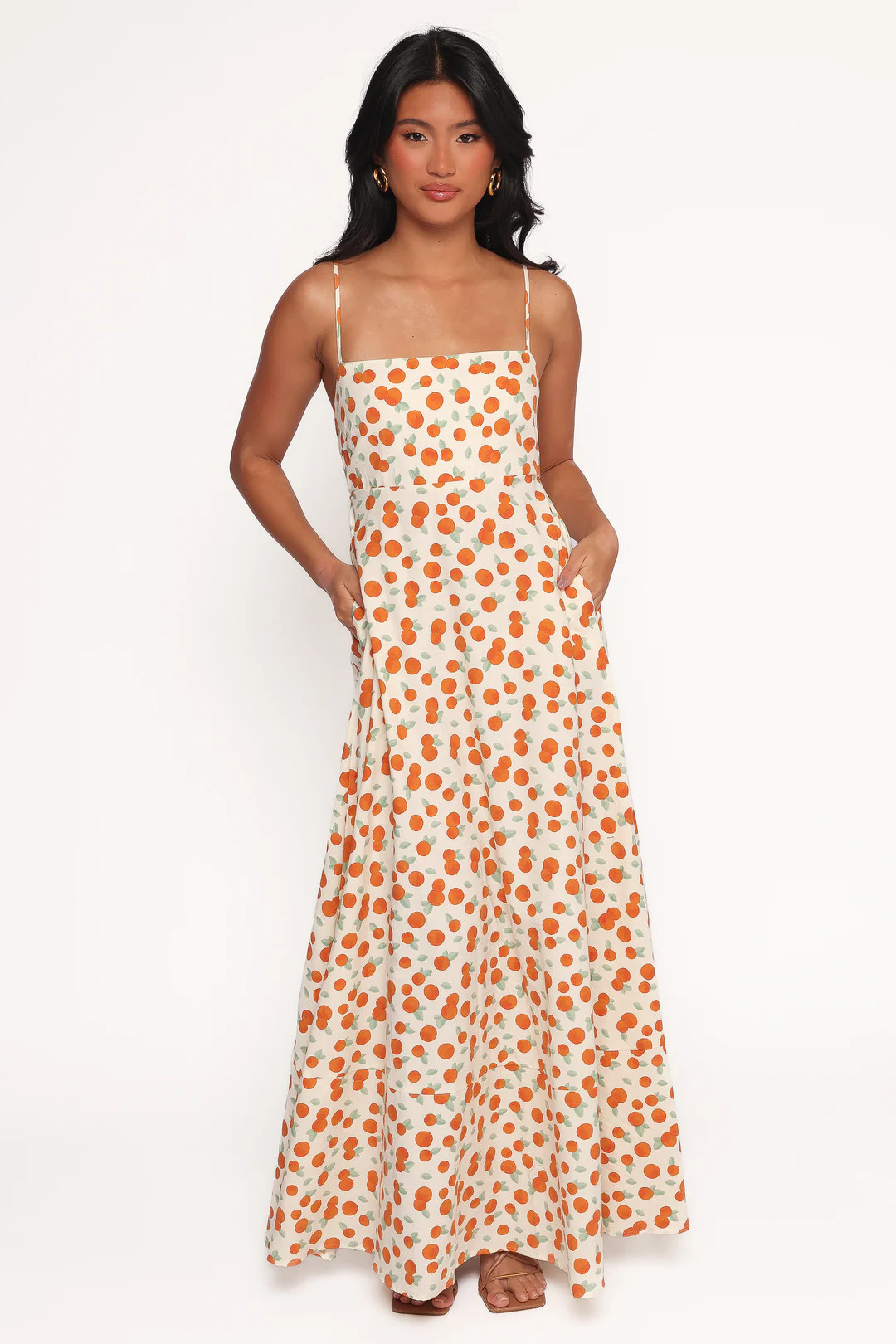 Leah Maxi Dress - Clementine Print | Petal & Pup (US)