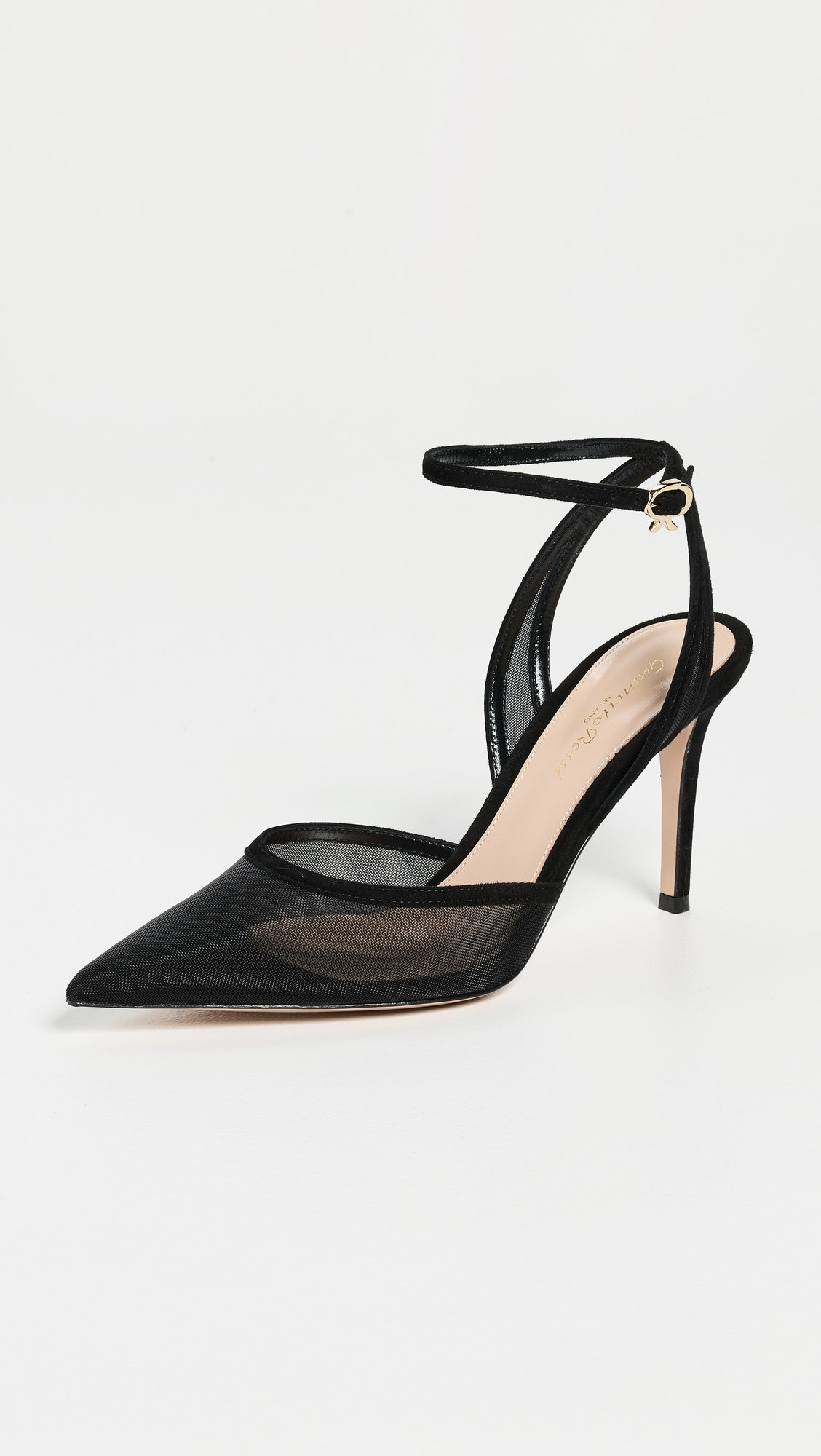 Sienna D'Orsay Organza + Camoscio Heels 85mm | Shopbop