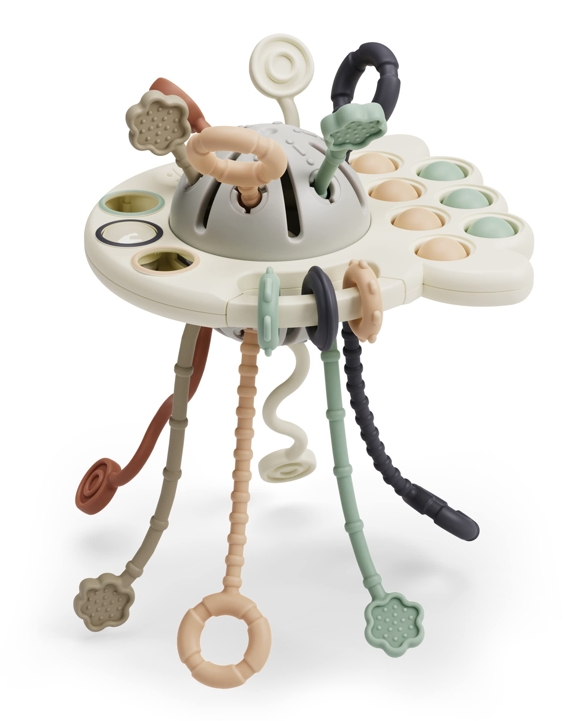 GOPO TOYS Baby Airplane Toys – Montessori Silicone Pull String Fidget for Babies 6–12 Months ... | Amazon (US)