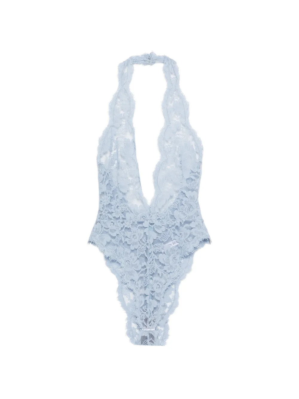 lace halterneck bodysuit | Farfetch Global