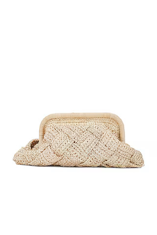 BTB Los Angeles Gigi Framed Clutch in Natural from Revolve.com | Revolve Clothing (Global)