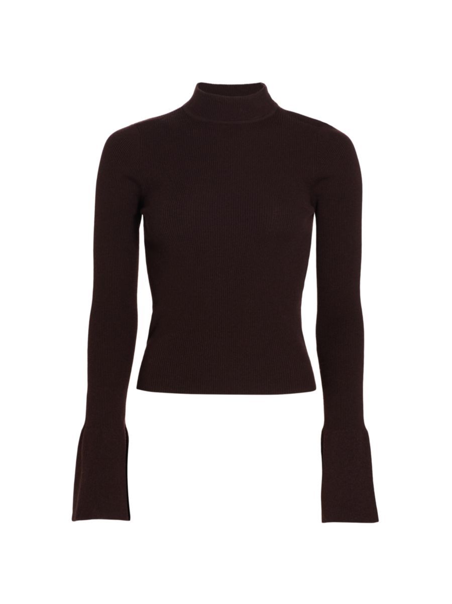 A.L.C. Devin Wool Bell-Sleeve Sweater | Saks Fifth Avenue