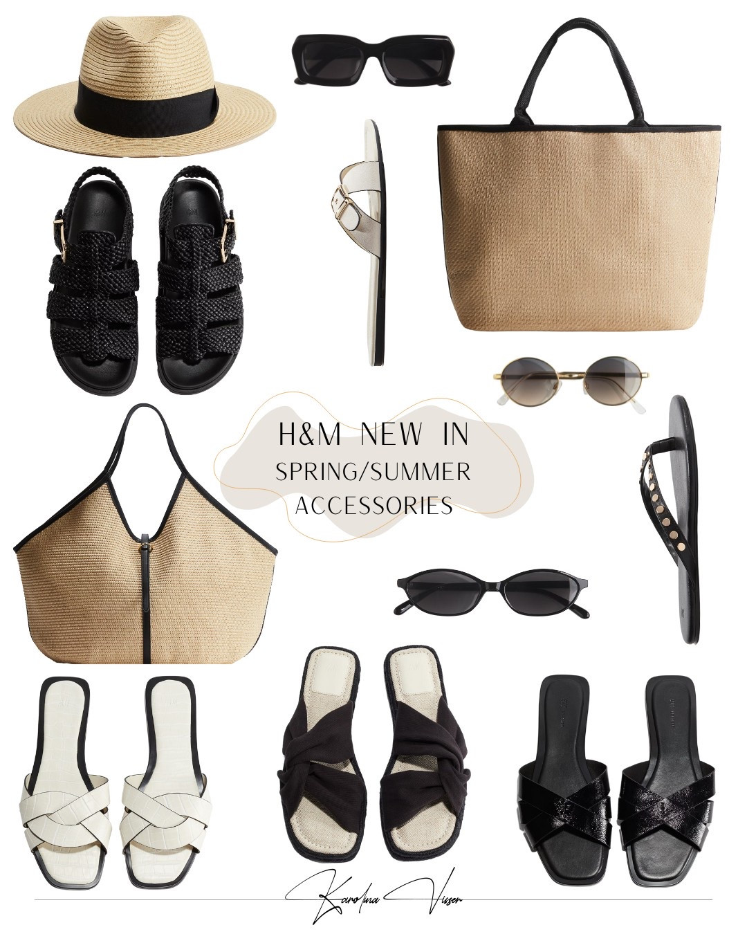 🖤 H&M Spring and Summer Accessories - Black & Neutral Edit

Chic, minimal and made for sunshine. From oversized sunglasses to woven totes and comfy slides. These black and beige essentials are the perfect way to elevate your warm-weather look.

#LTKsummer #LTKbag #LTKspring