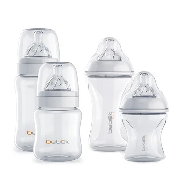 Chicco Duo Newborn Hybrid Baby Bottle Gift Set with Invinci-Glass Inside/Plastic Outside - Neutra... | Walmart (US)