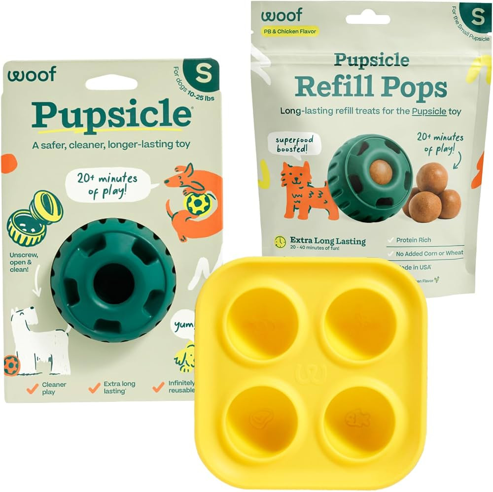 WOOF Starter Pack Dog Treat Toy for Small Dogs 10-25 lbs | Amazon (US)