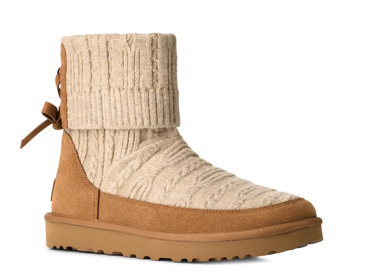 UGG Classic Mini Cabelle Knit Bootie - Free Shipping | DSW | DSW