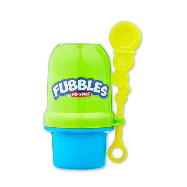 Fubbles No-Spill Green Mini Bubble Tumbler, Green, Ages 18 Months and Up | Walmart (US)