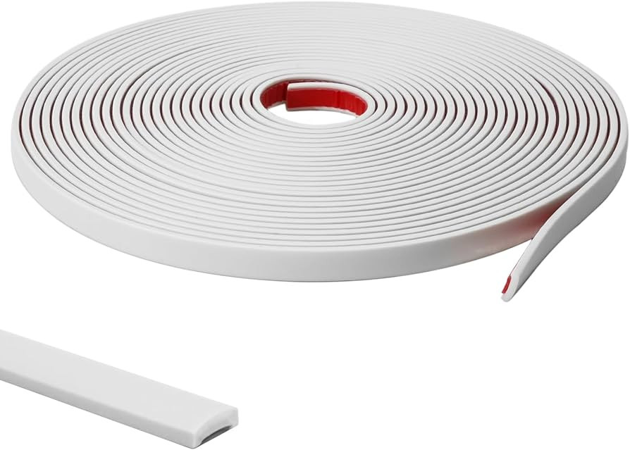 9.8 Ft Peel and Stick Wall Molding Trim, White(Paintable) Self Adhesive Flexible Trim for Wall, E... | Amazon (US)