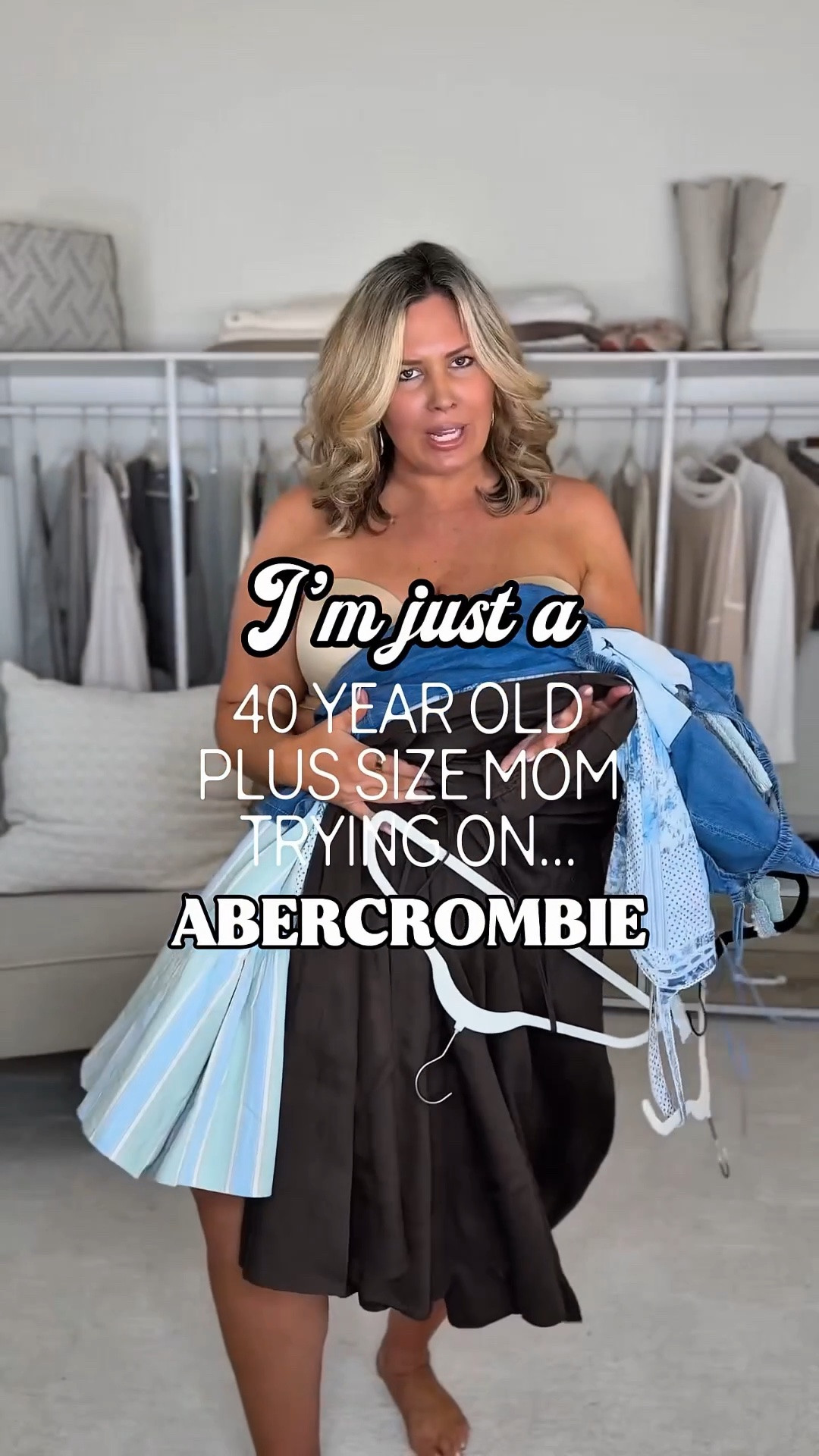 Wearing an XL in the first blue dress. The brown dress is an XXL. The blue and green striped dress is an XL. Denim dress is an XXL. Plus size, dresses, Abercrombie, mom life, outfit inspo, summer fashion

#LTKMidsize #LTKWorkwear #LTKSeasonal