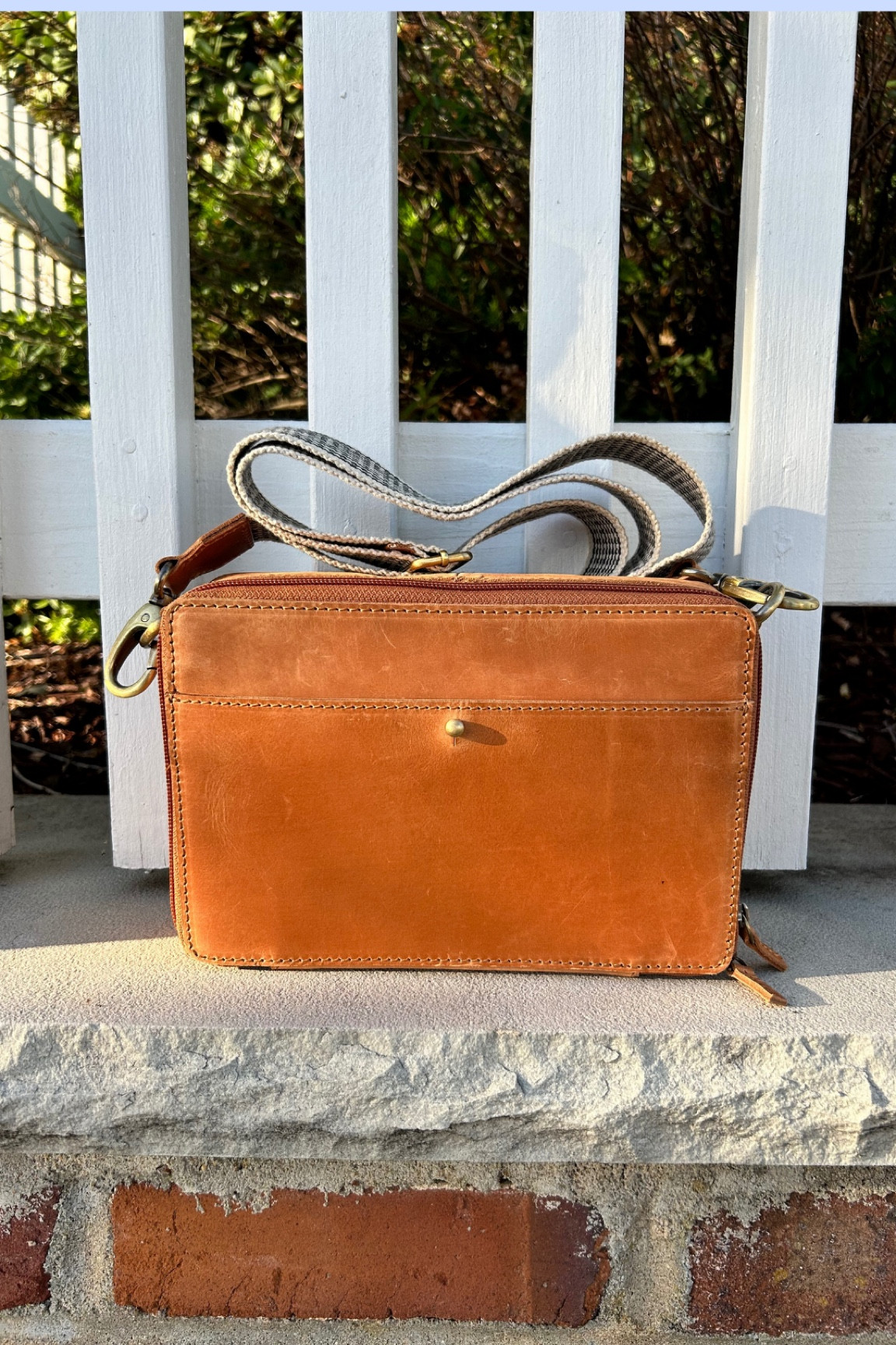 Your new favorite bag! This leather crossbody is so spacious and the quality is outstanding. Use code EMILY15 for 15% off! 
