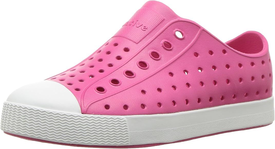 Amazon.com | Native Shoes, Jefferson, Kids Shoe, Hollywood Pink/Shell White, 5 M US Toddler | Sne... | Amazon (US)