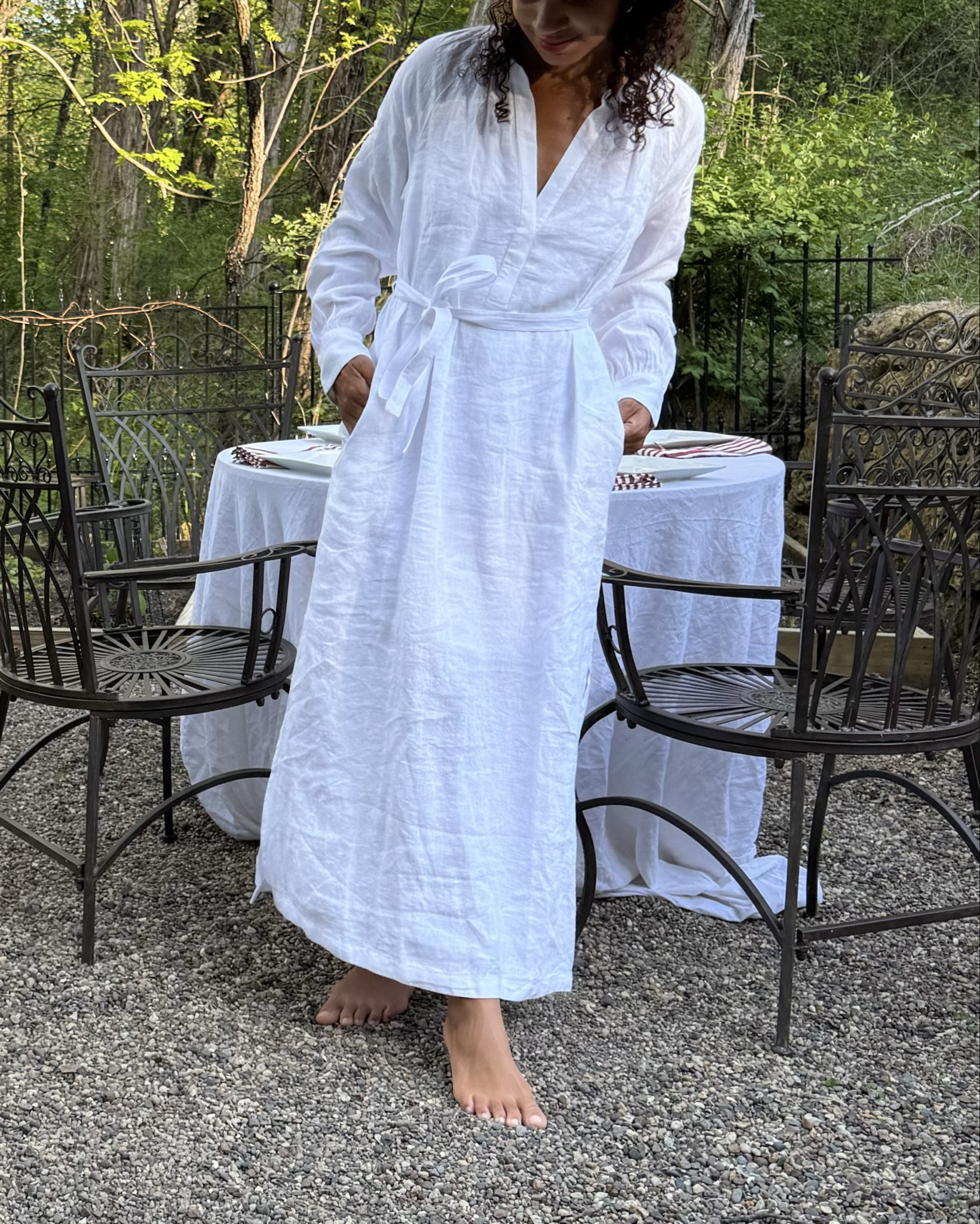 This white linen dress is perfect for enjoying a glass of wine in the garden 🍷 

#LTKSeasonal #LTKStyleTip