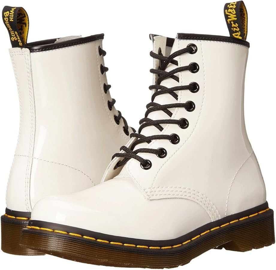 Dr. Martens Women's 1460 W Patent Leather Fashion Boot | Amazon (US)