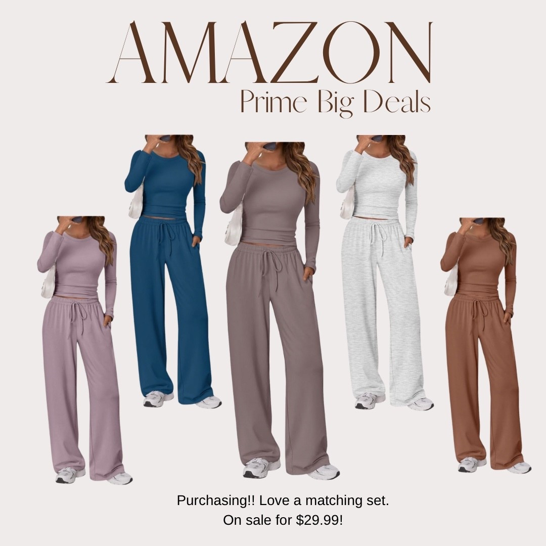 Love this matching set and can’t beat it for $29.99!  A ton of colors to choose from! 

Amazon prime deals | Amazon prime | prime deals | matching set | fall outfit | amazon fall fashion | amazon sweaters | amazon women’s fashion | Women’s fashion | Fall outfit | fall fashion | fall outfit ideas | fall dress | target circle week | target fashion | amazing fashion | fall sweater | fall trends | fall trends 2025 | ballet flats | black flats | jeans | boots | fall family photos outfits |  amazon sweater | black boots | outfit idea | outfit inspo | outfit ideas | fall outfit ideas | fall outfit inspo | casual outfit | fall sweatshirt | brown sweater | fall sneakers | amazon fall | amazon fall outfit | amazon style | amazon fashion | fall dress | amazon dress | brown booties | fall bag | denim jacket | oversized jacket | oversized sweatshirt | fall jacket | fall style | women’s jeans | boots | booties | teacher outfits | fall outfits | fall fashion | fall style | fall trends | fall shoes | sweater dress | outfit ideas | booties | boots | jeans | leggings | date night | fall date night | fall wedding | fall dress | fall dresses | sweater dress | wedding guest | wedding guest dress | | family photos | fall wedding guest dress | fall wedding guest | fall skirt | jacket | shacket | fall jacket 

#LTKSaleAlert #LTKSeasonal #LTKStyleTip