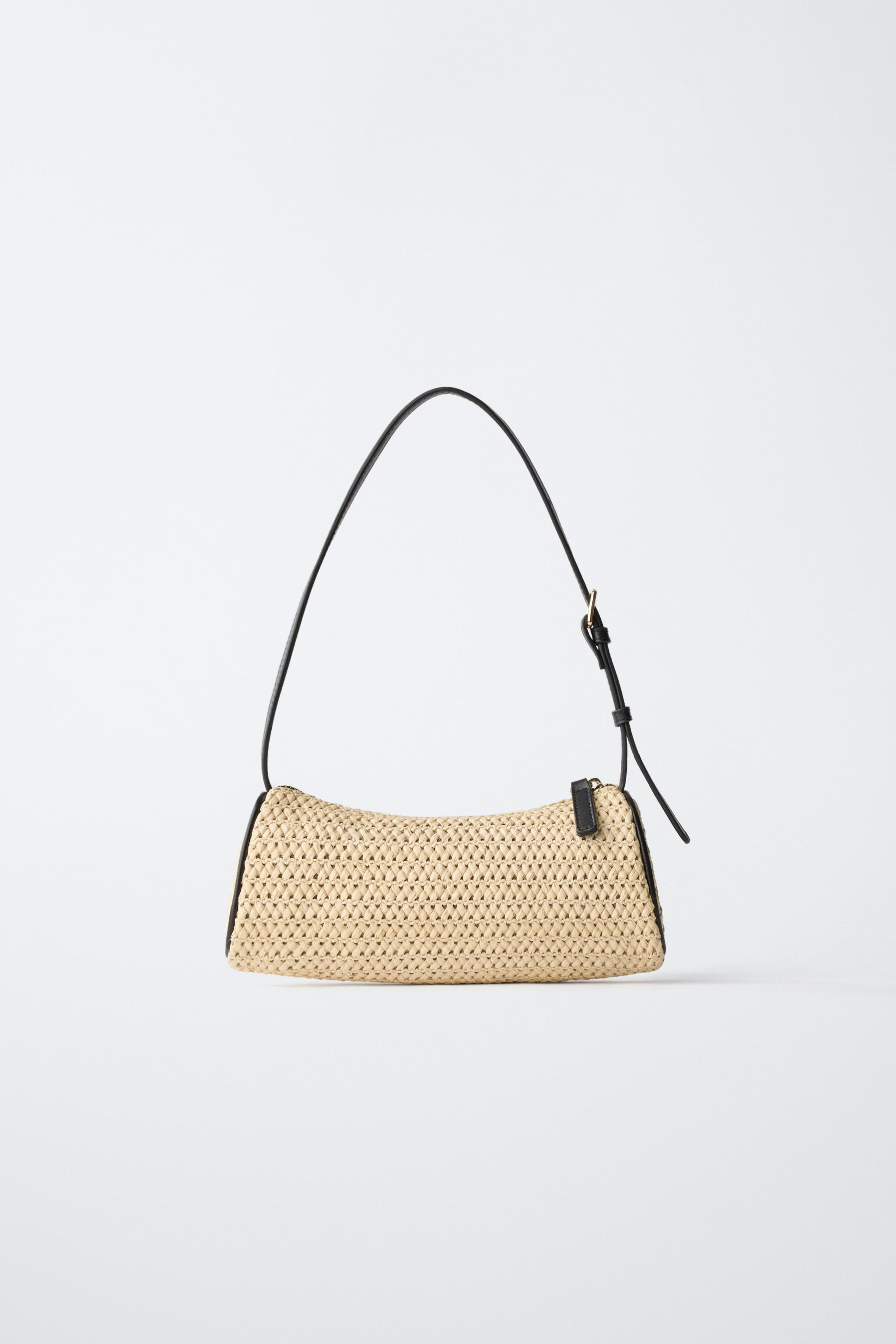 RAFFIA SHOULDER BAG | Zara UK