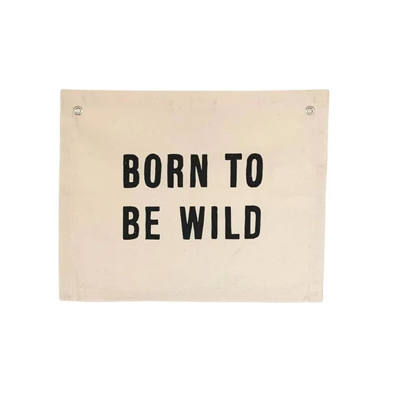BORN TO be WILD x Imani Collective Banner x Kids Room Decor x Modern Decor Sign x Kids Modern Dec... | Etsy (US)