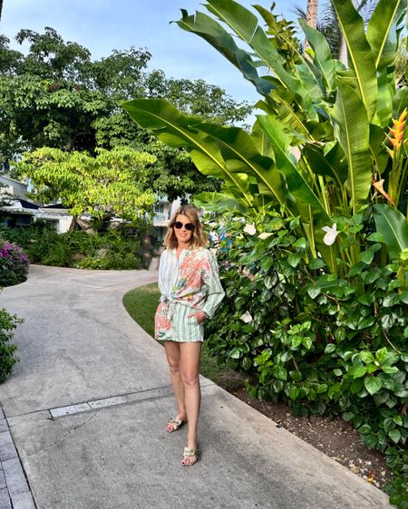 Love this poplin short set. I wore it to dinner and then wore it as a coverup. Each piece is currently on sale. It does run oversized. I’m wearing a size small

#LTKSwim #LTKStyleTip #LTKOver40