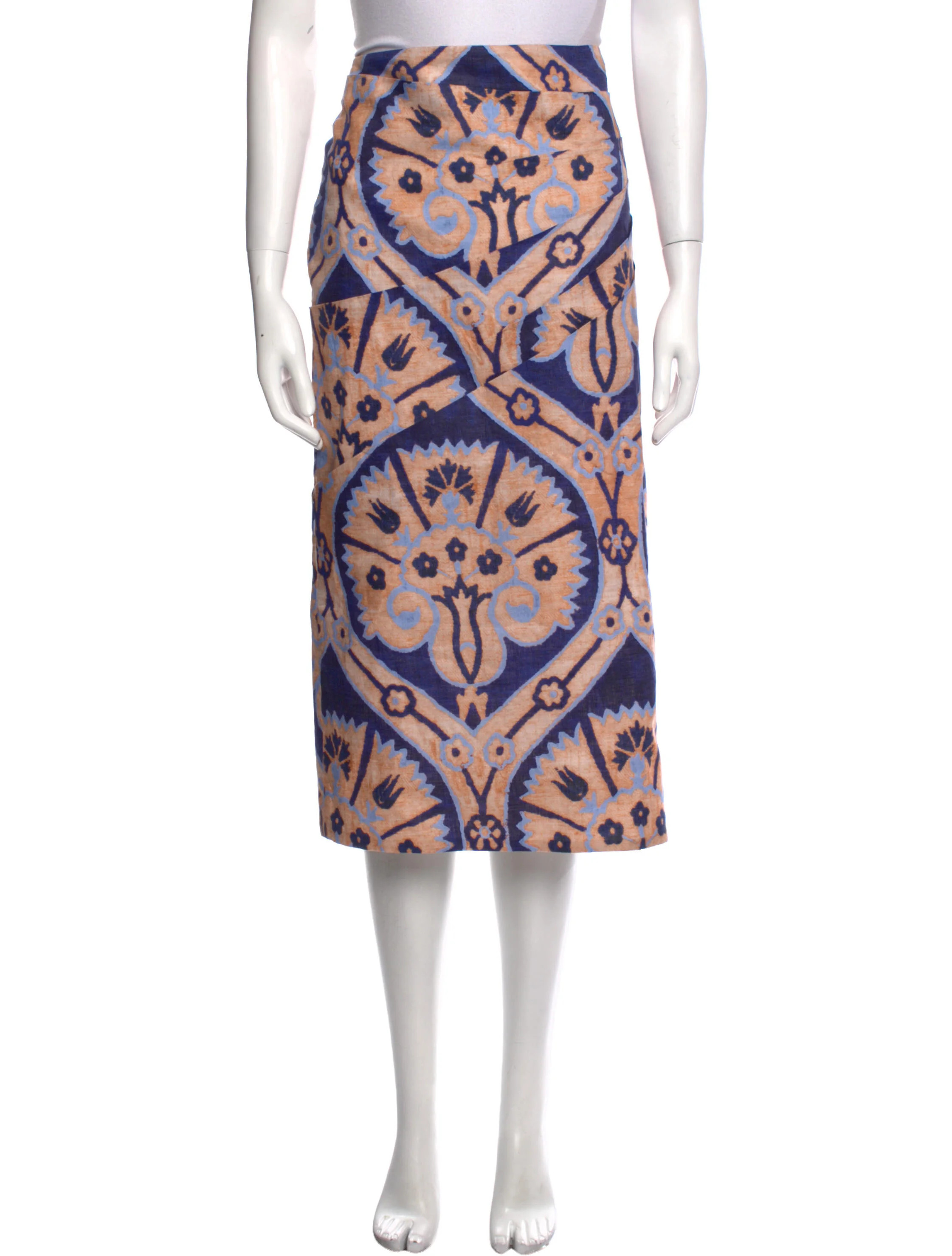 Printed Midi Length Skirt | The RealReal