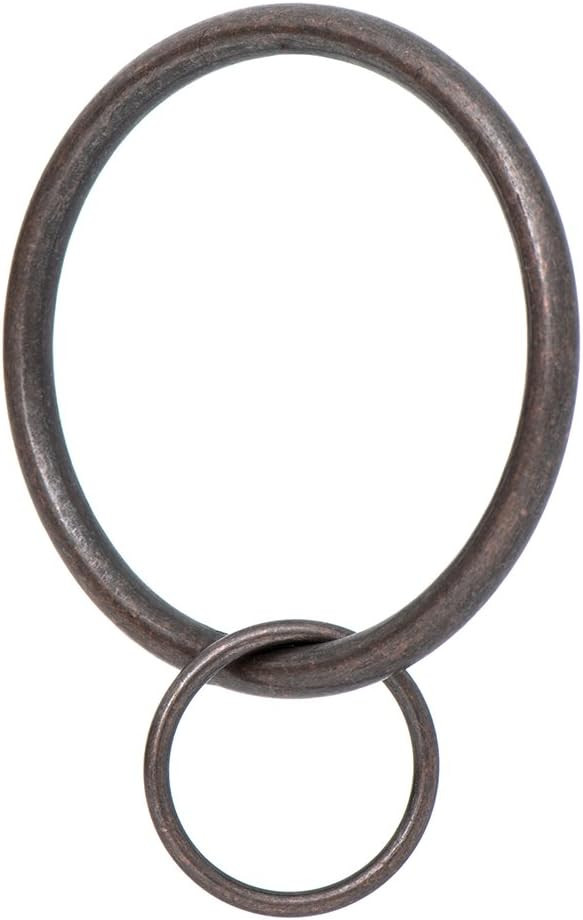 Ivilon Drapery Eyelet Curtain Rings - 2" Ring Loop for Hook Pins, Set of 14 - Oil Rubbed Bronze (... | Amazon (US)