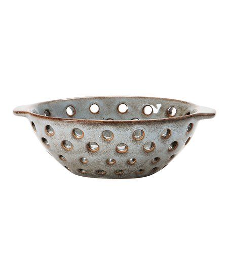 Brown Stoneware Berry Bowl | Zulily