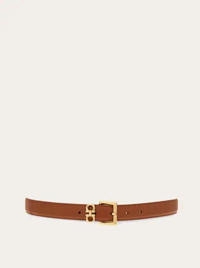 Double Gancini fixed belt | Ferragamo