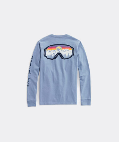 Boys' Sunset Goggles Long-Sleeve Pocket Tee | vineyard vines