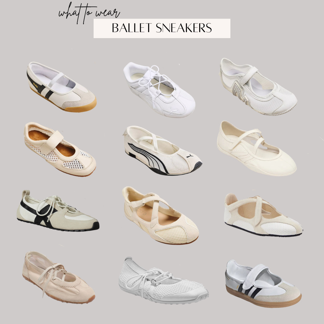 Trending: Ballet Sneakers
- living in a city, I personally love this tend because I am always trying to find shoes that are comfortable enough to walk around in all day but still look cute with outfits, these are perfect to walk to work,  summer or traveling since they are lightweight while still having sole support for walking

#LTKU #LTKWorkwear #LTKTravel