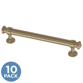Brainerd Classic Button 5-1/16-in Center to Center Champagne Bronze Cylindrical Bar Drawer Pulls ... | Lowe's
