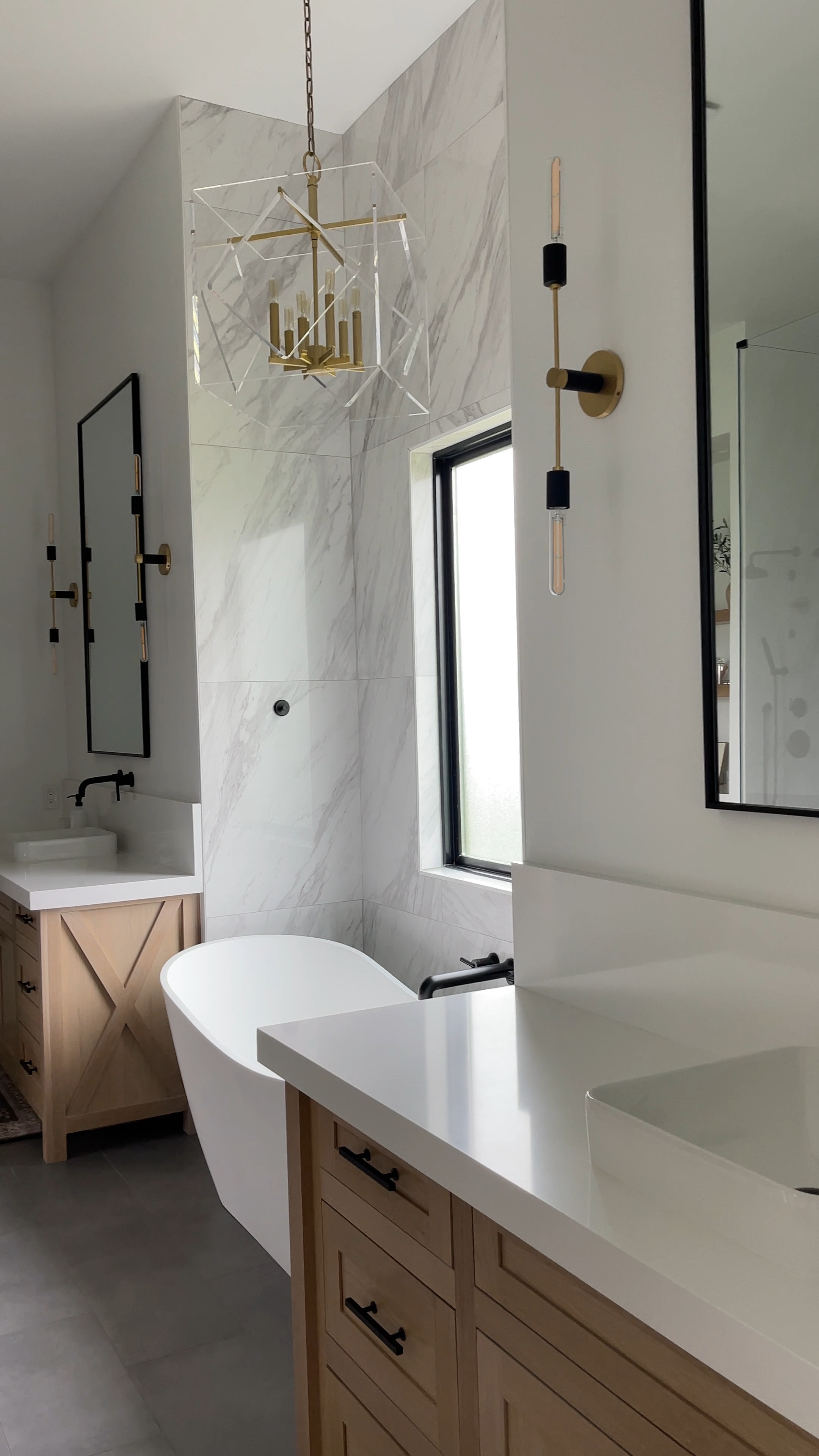 A spa like bathroom with minimalist vibes. 

#LTKhome