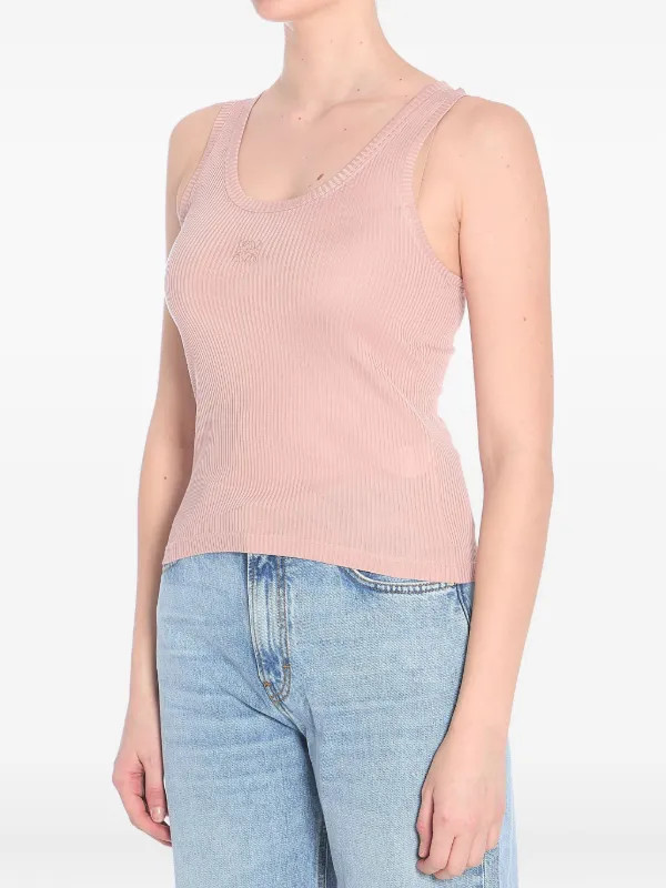 LOEWE Anagram Tank Top | Pink | FARFETCH | Farfetch Global