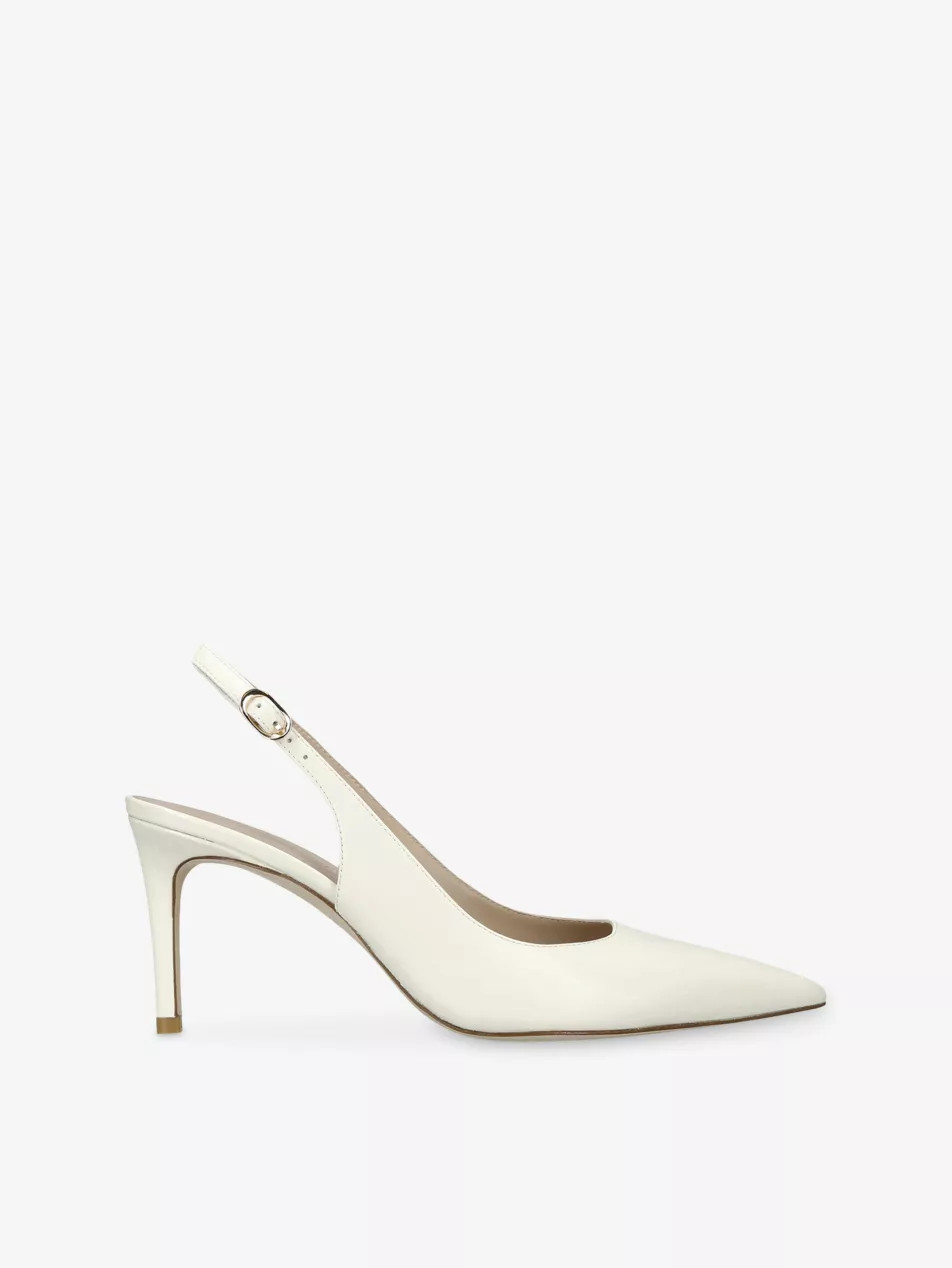 Stuart Power Leather Slingback Pumps | Selfridges