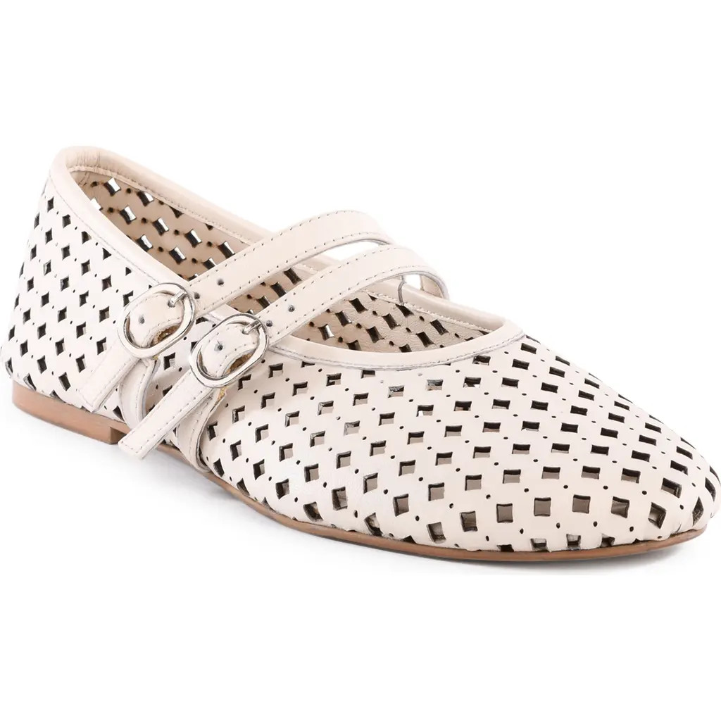Seychelles Royal Mary Jane Flat in Off White at Nordstrom, Size 6 | Nordstrom