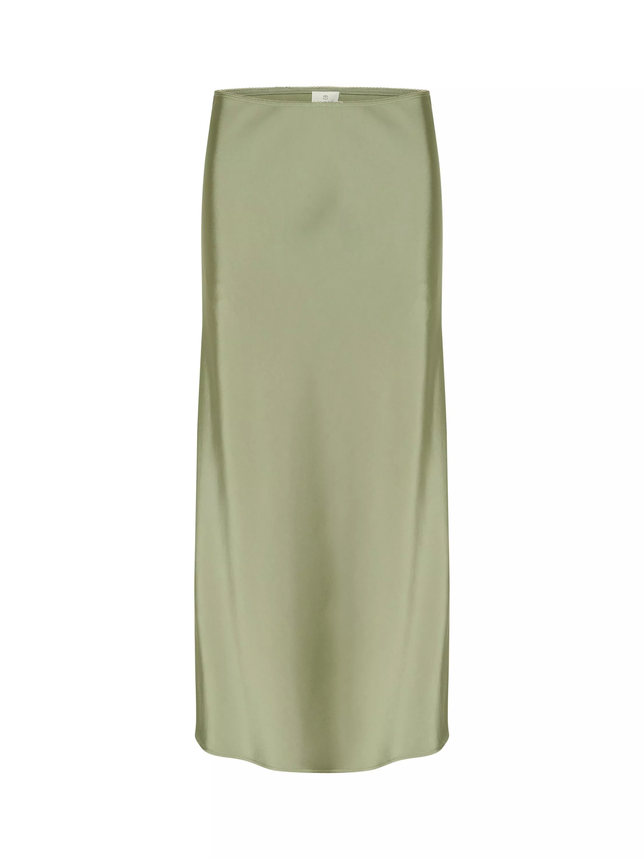 KAFFE Hill Satin A-Line Maxi Skirt | John Lewis (UK)
