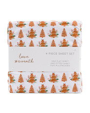 Gingerbread Trees Sheet Set | Bed & Bath | Marshalls | Marshalls