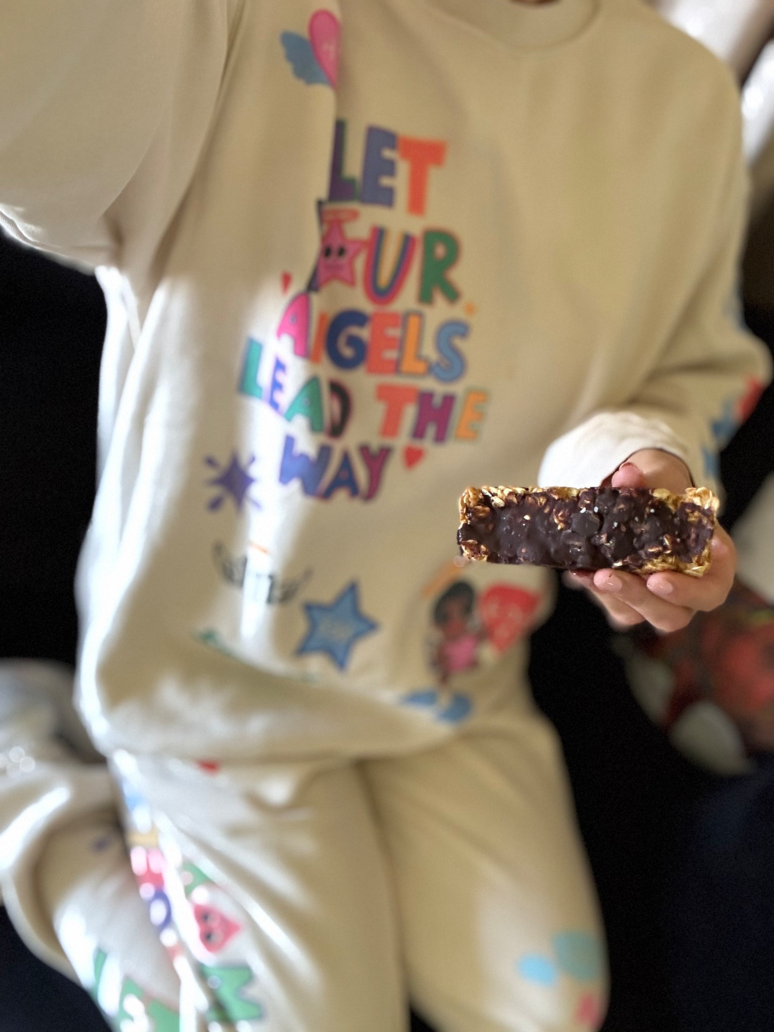 The most inspirational sweat set & always prep my oatmeal chocolate peanut butter bars for that sweet tooth fix 😋 Fit runs big, size down!

#LTKootd #LTKmomlife #LTKfoodie