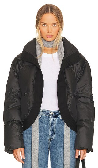 Annika Puffer Jacket in Black | Revolve Clothing (Global)
