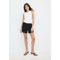Stradivarius Satin lace shorts  Black XL | Stradivarius (UK)