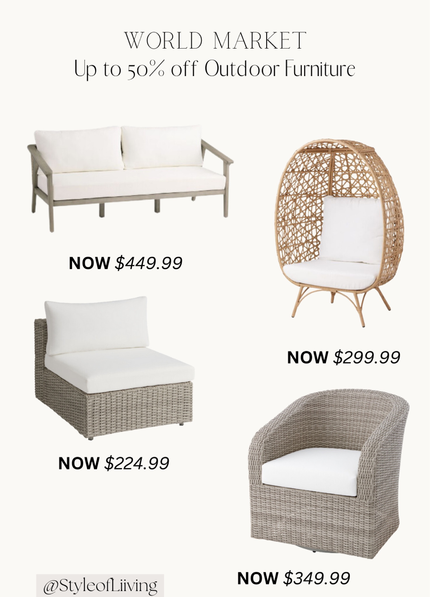 World market deals wicker furniture