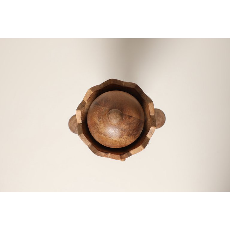 Decoración Navideña Nutcracker de Madera Natural, 25 Pulgadas, de Holiday Time | Walmart (US)