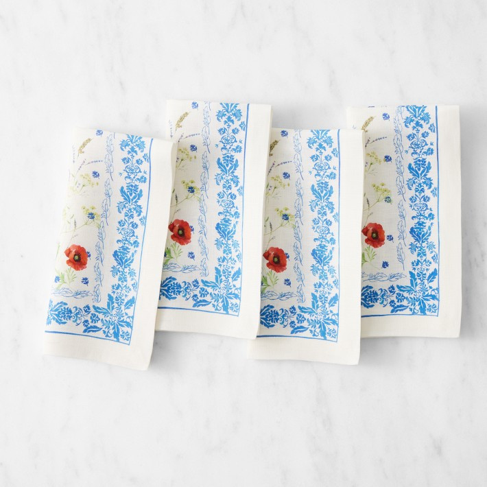 Wildflower Napkins, Set of 4 | Williams-Sonoma